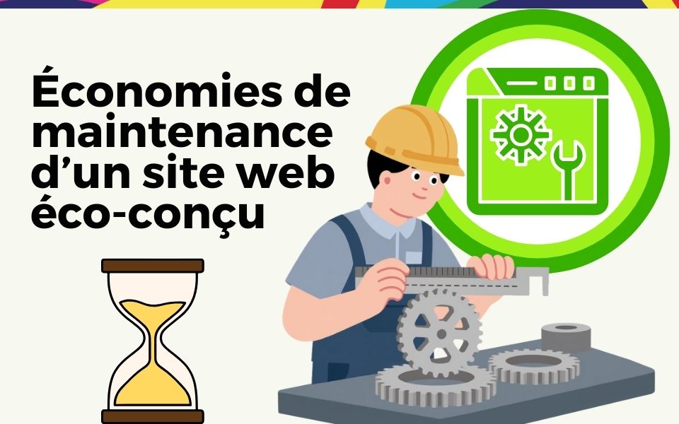 Économies de maintenance d'un site web éco-conçu