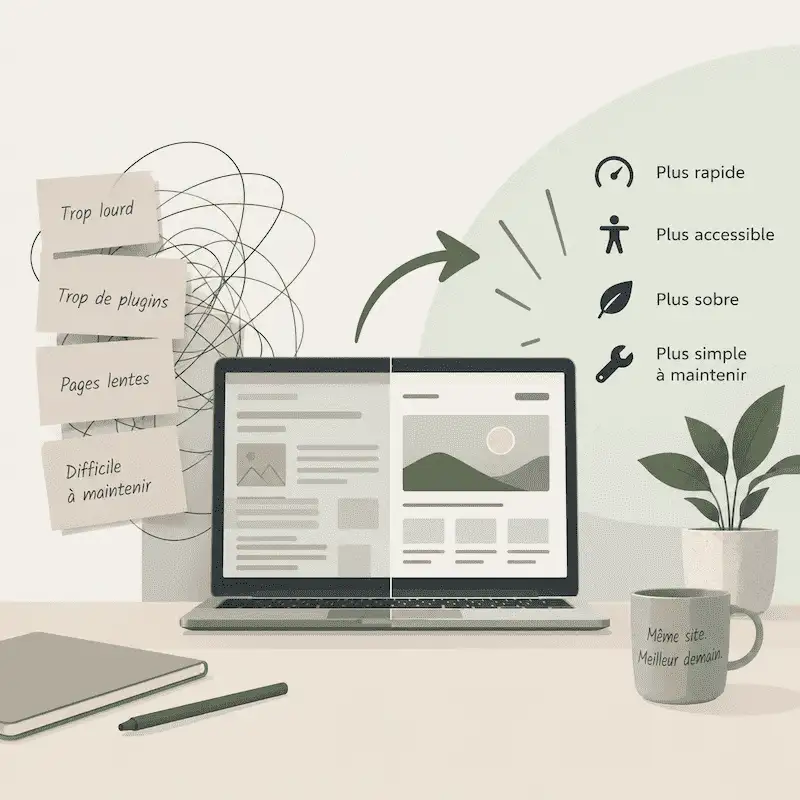 Audit d'amélioration de site WordPress